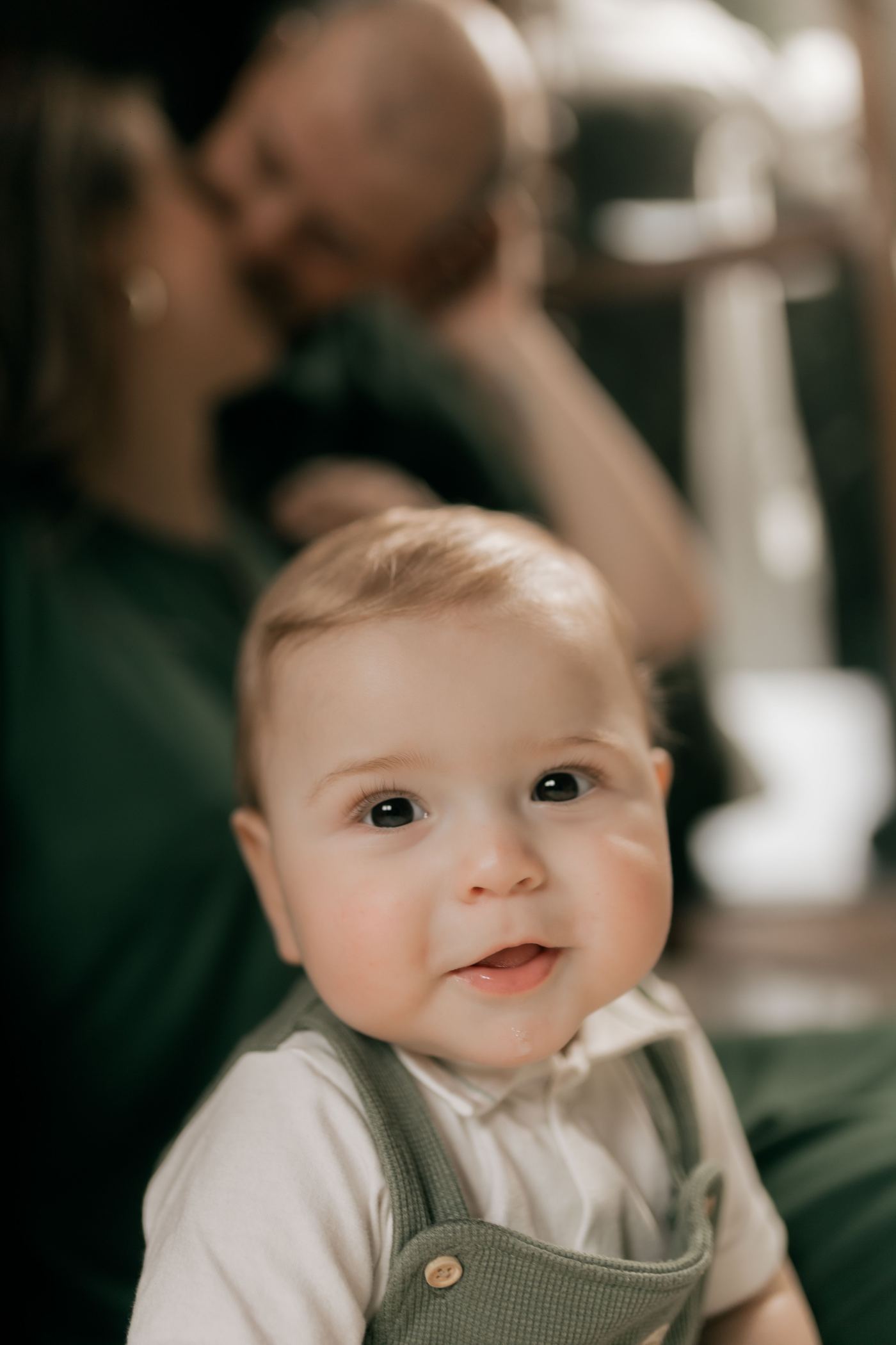 Parents with their baby